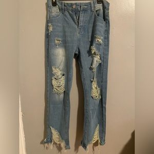 Medium Size Ripped Jeans